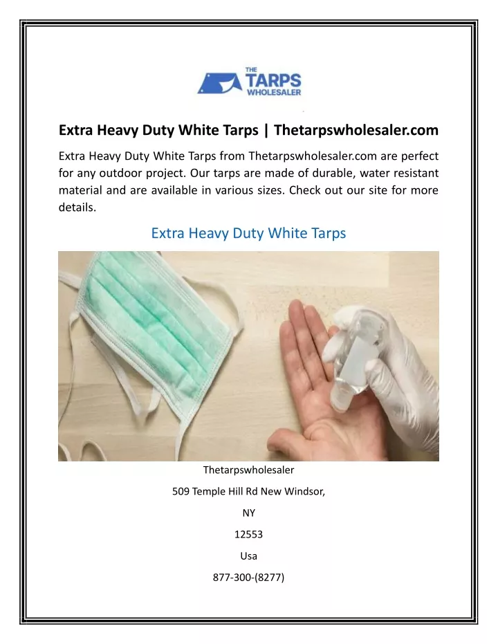 extra heavy duty white tarps thetarpswholesaler