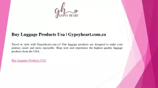 Buy Luggage Products Usa Gypsyheart.com.co