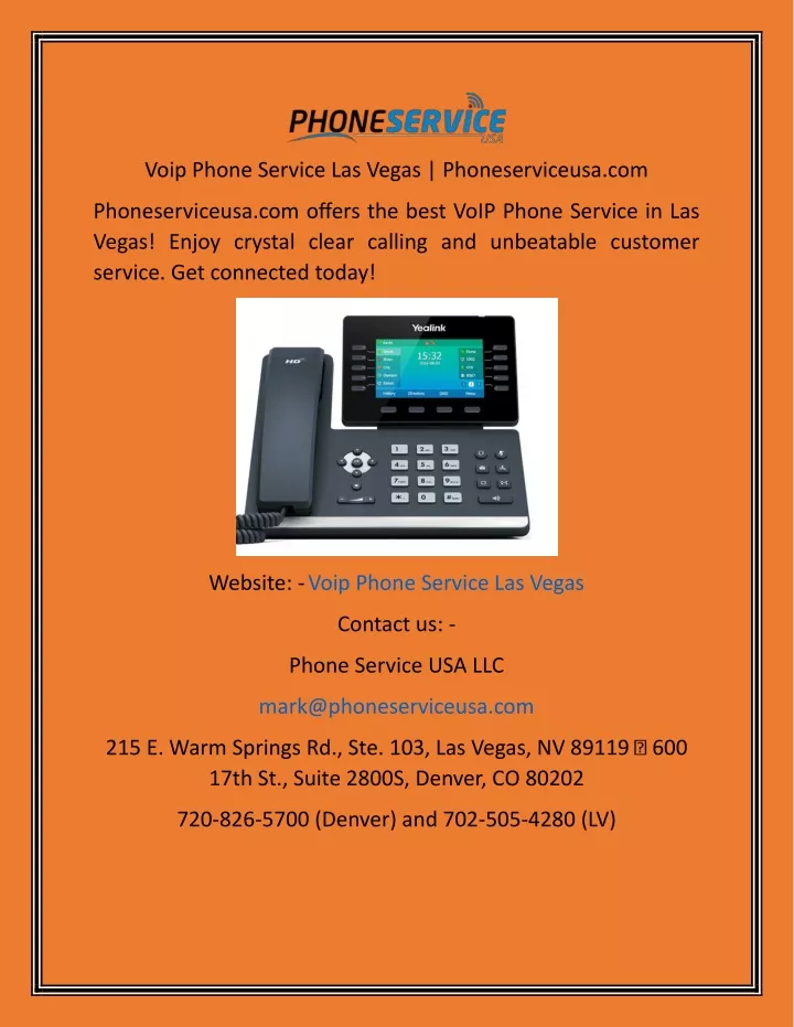 voip phone service las vegas phoneserviceusa com