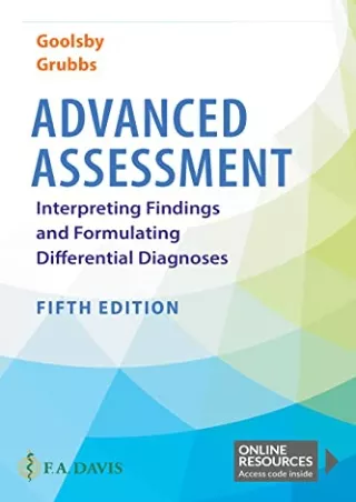 Download Book [PDF] Advanced Assessment Interpreting Findings and Formulating Di