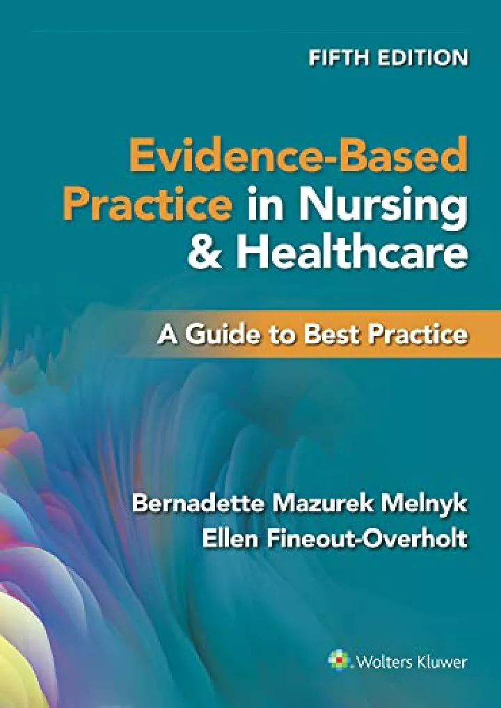 evidence based practice in nursing healthcare