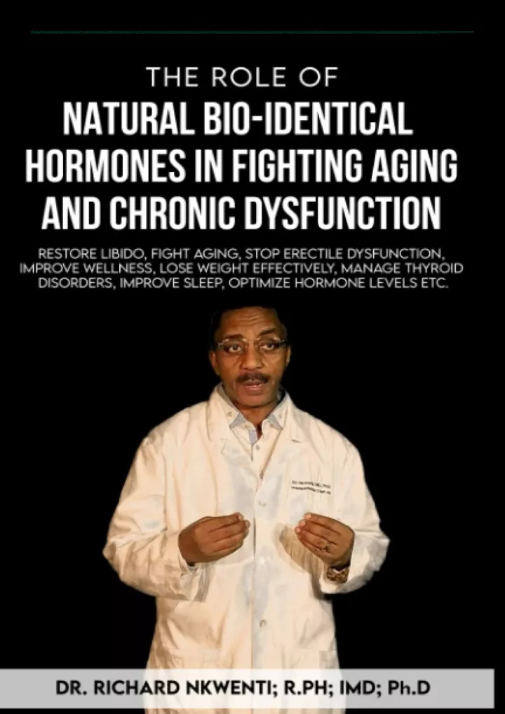 the role of natural bio identical hormones