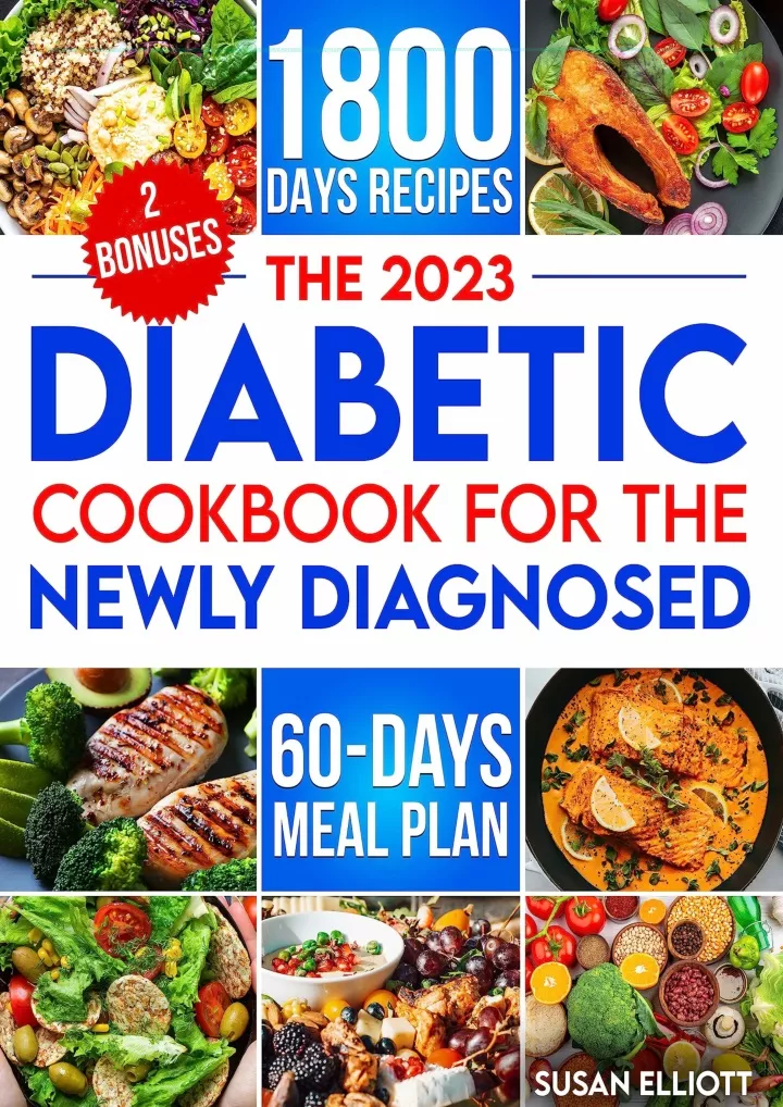 diabetic cookbook for the newly diagnosed