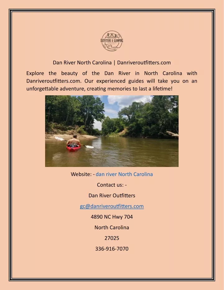 dan river north carolina danriveroutfitters com