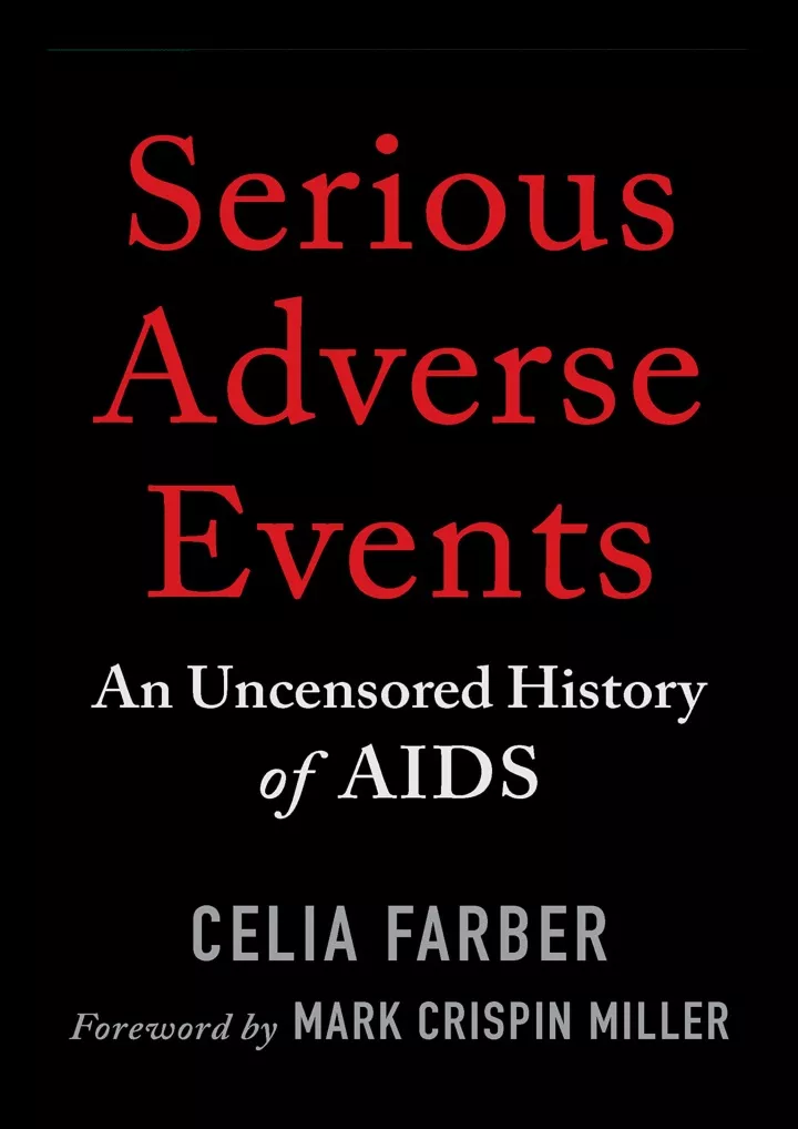 serious adverse events an uncensored history