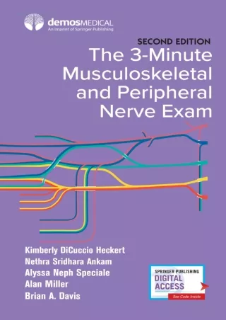 [READ DOWNLOAD] The 3-Minute Musculoskeletal and Peripheral Nerve Exam epub