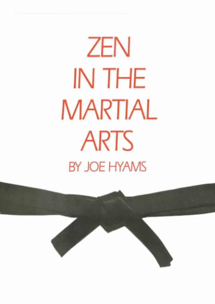 zen in the martial arts download pdf read