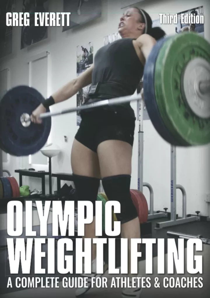 olympic weightlifting a complete guide
