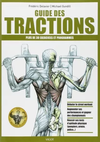 [PDF READ ONLINE] Guide des tractions (French Edition) free