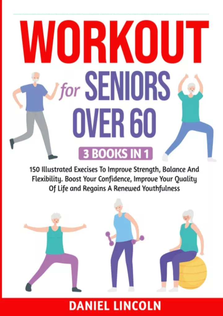 workout for seniors over 60 3 books