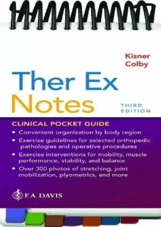 get [PDF] Download Ther Ex Notes: Clinical Pocket Guide ipad