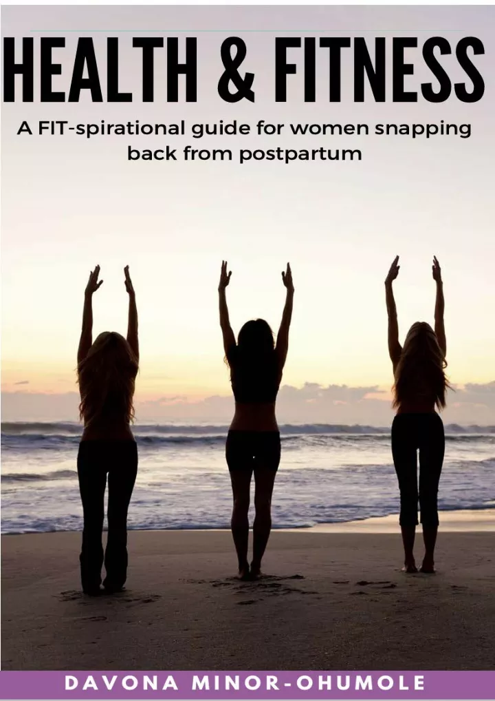 health fitness a fit spirational guide for women