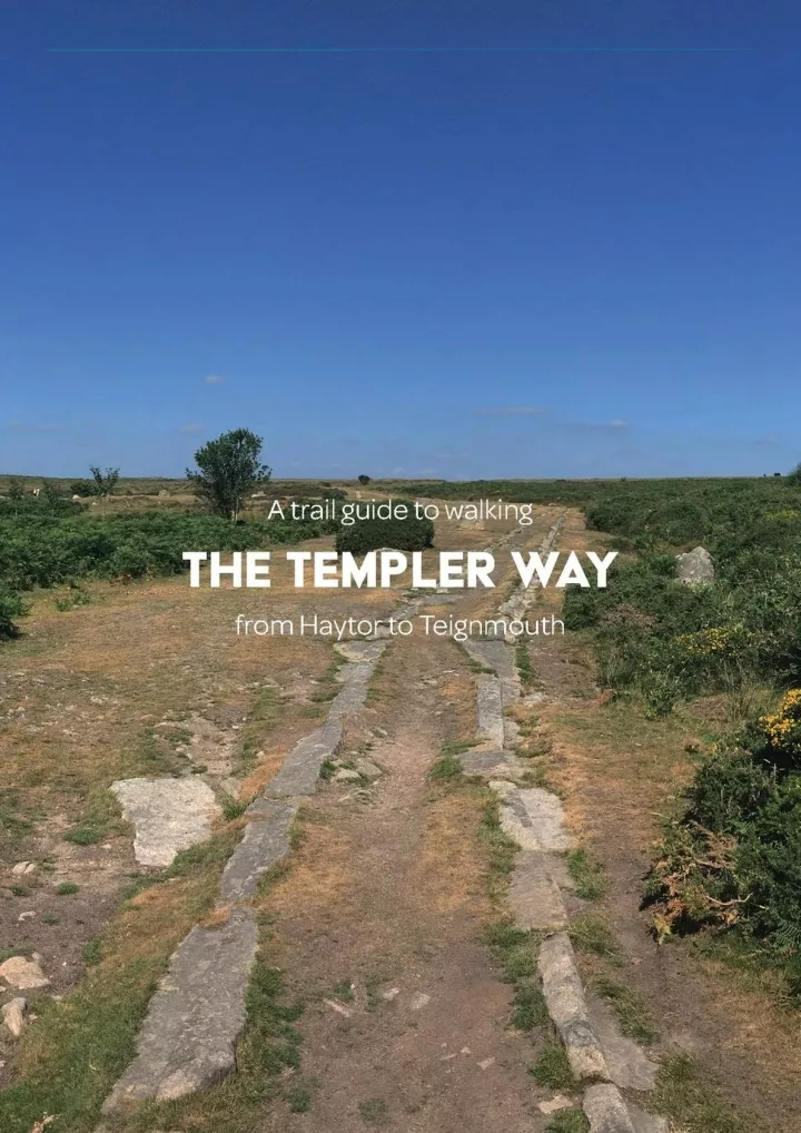 a trail guide to walking the templer way from