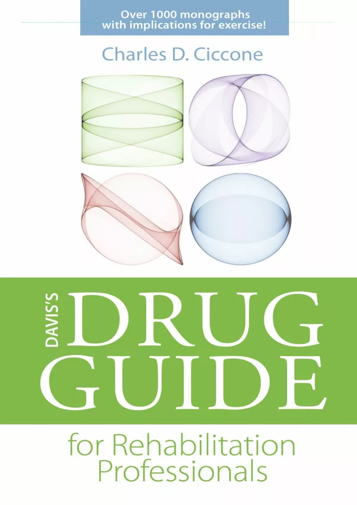 davis s drug guide for rehabilitation