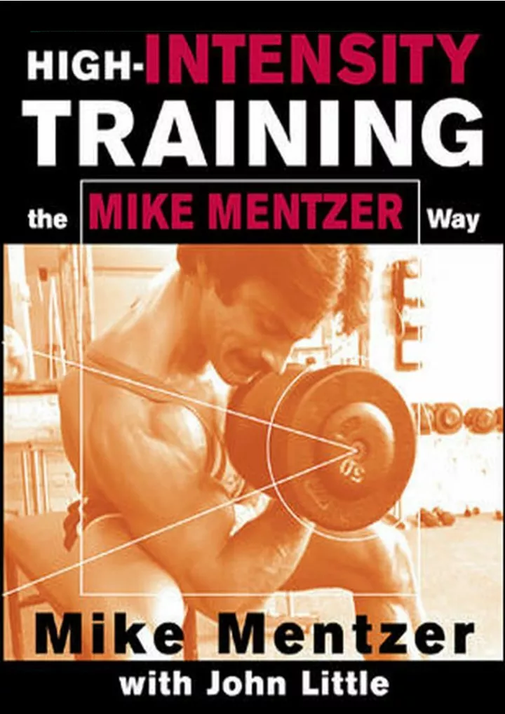 high intensity training the mike mentzer