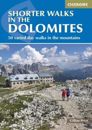 Download Book [PDF] Shorter Walks in the Dolomites (Cicerone Guide) epub