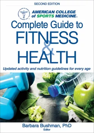 get [PDF] Download ACSM's Complete Guide to Fitness & Health free