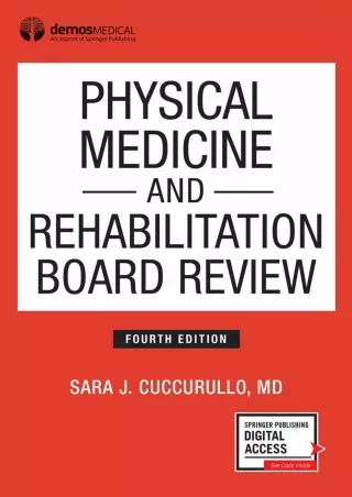 Read ebook [PDF] Physical Medicine and Rehabilitation Board Review, Fourth Editi