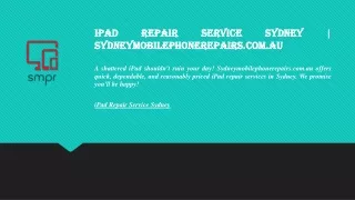 Ipad Repair Service Sydney Sydneymobilephonerepairs.com.au