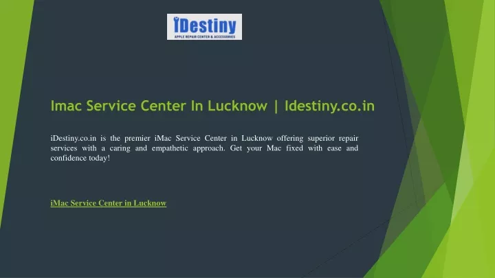 imac service center in lucknow idestiny co in