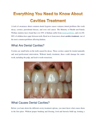 a lack of awareness about common dental hygiene