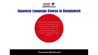 Japan Language Course in Bangladesh