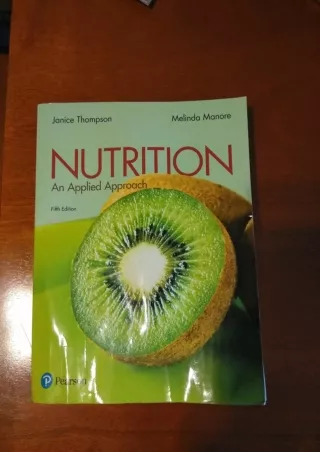 Download Book [PDF] Nutrition: An Applied Approach