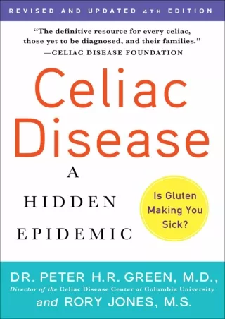 DOWNLOAD/PDF Celiac Disease (Updated 4th Edition): A Hidden Epidemic