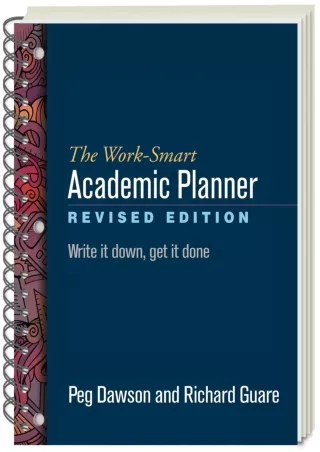 Read ebook [PDF] The Work-Smart Academic Planner: Write It Down, Get It Done