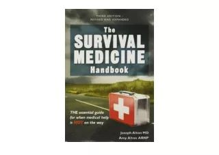 Download The Survival Medicine Handbook THE essential guide for when medical hel