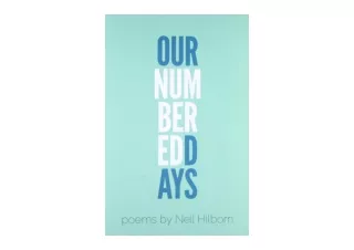 Ebook download Our Numbered Days Button Poetry for ipad