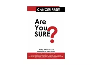 PDF read online Cancer Free Are You Sure for ipad