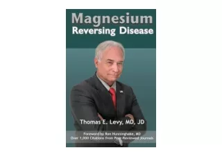 PDF read online Magnesium Reversing Disease for ipad