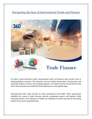 navigating the seas of international trade