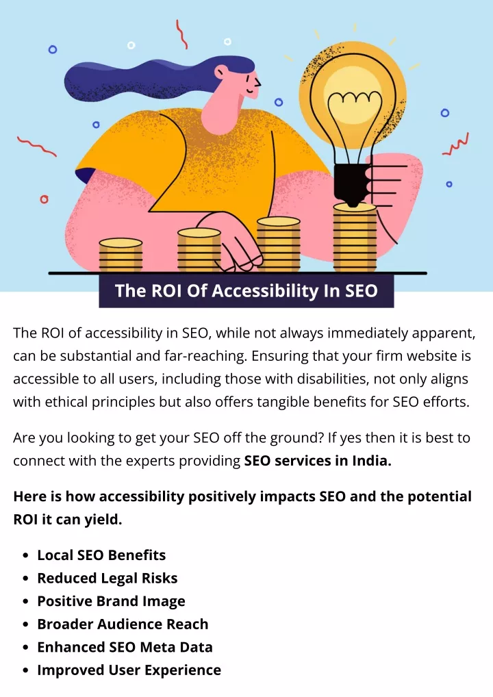 the roi of accessibility in seo