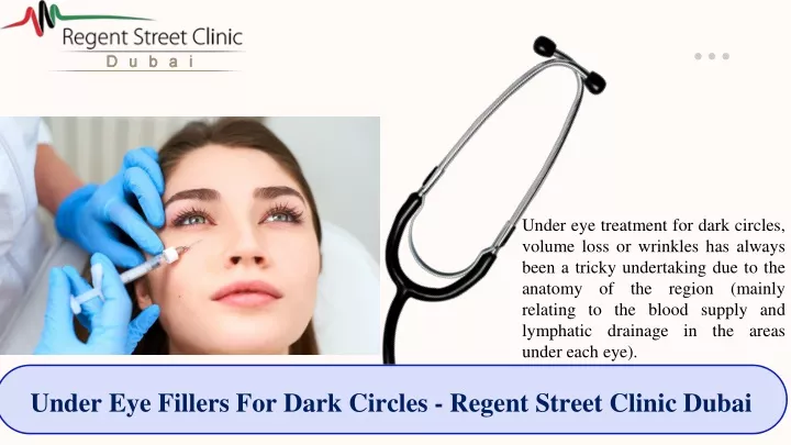 under eye treatment for dark circles volume loss