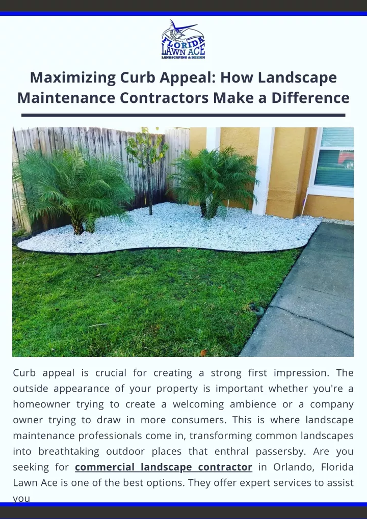 maximizing curb appeal how landscape maintenance