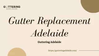 Gutter Repairs Adelaide