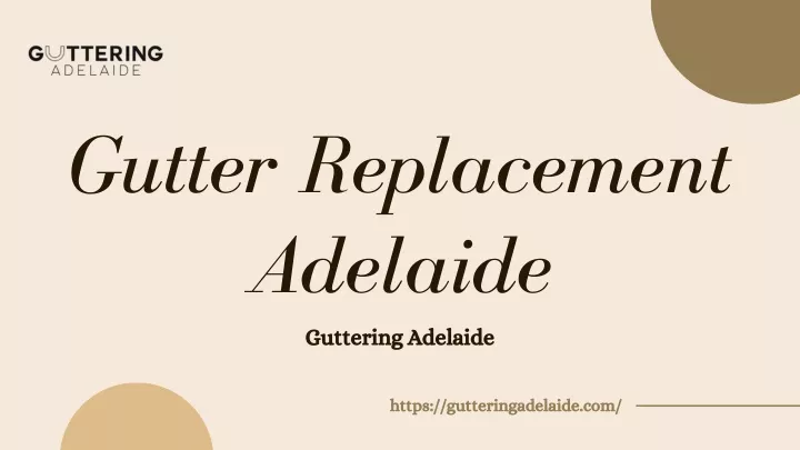 gutter replacement adelaide
