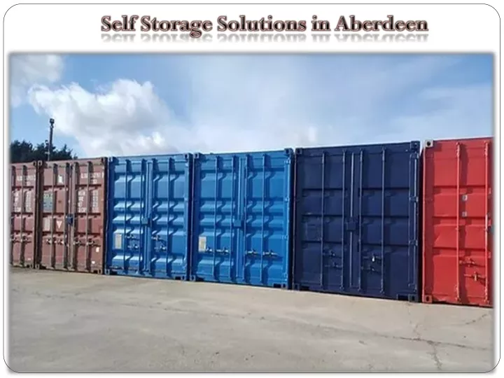 self storage solutions in aberdeen