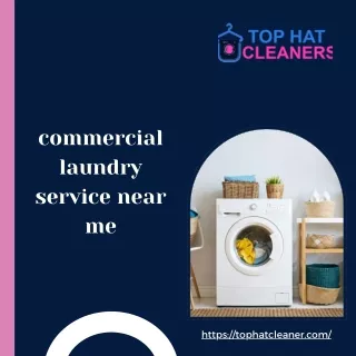 commercial laundry service near me