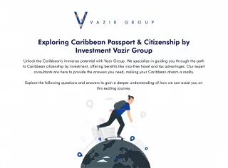 Caribbean Citizenship By Investment | Vazir Group
