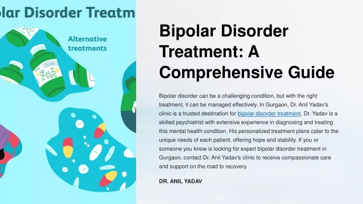 bipolar disorder treatment a comprehensive guide
