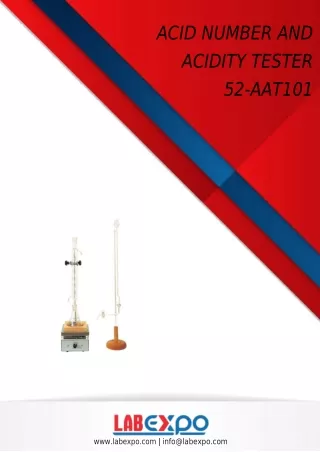 acid number and acidity tester 52 aat101