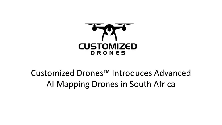customized drones introduces advanced ai mapping
