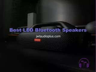 Best LED Bluetooth Speakers