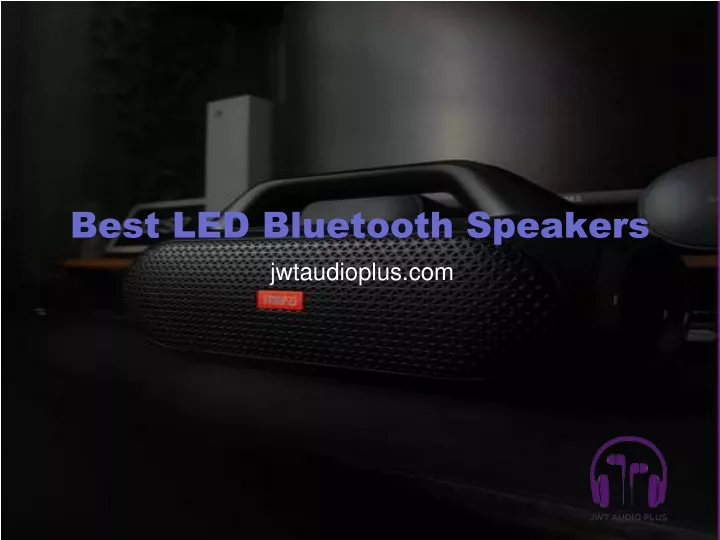 best led bluetooth speakers