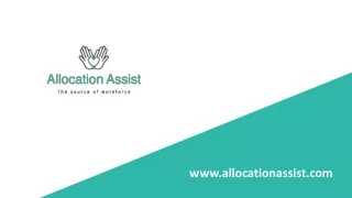 Welcome To Allocation Assist