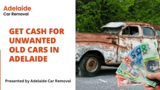 Get Cash for Unwanted Old Cars In Adelaide
