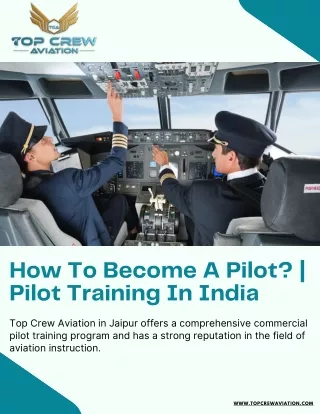 How To Become A Pilot? | Pilot Training In India | Complete Guide